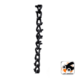 Chain with twisted za guinturas