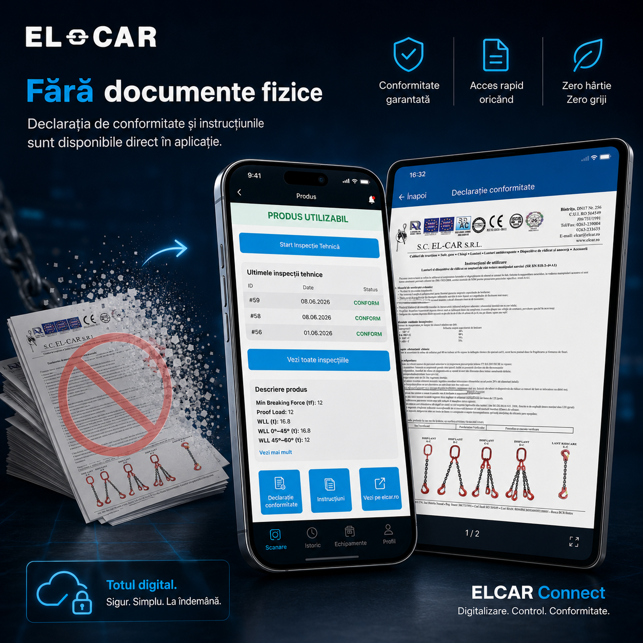 ELCAR Connect – fără documente fizice, declarații și instrucțiuni digitale