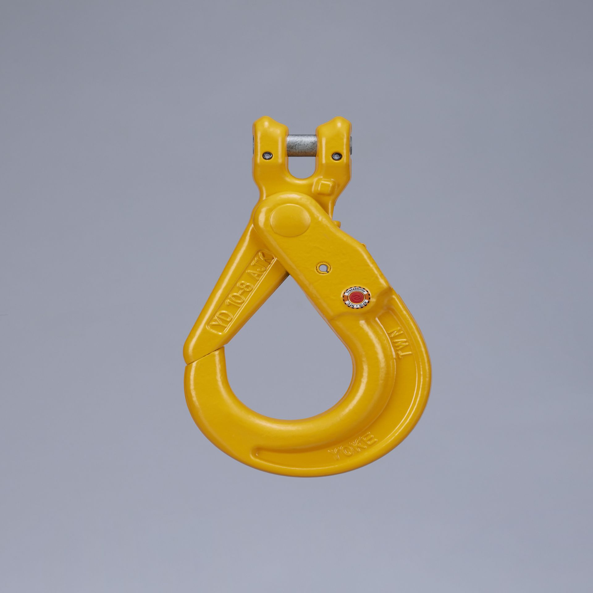 YOKE 8-026 – Cârlig cu furcă (clevis) și autoblocare, grad 80