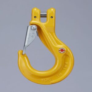 YOKE 8-043S – Cârlig cu furcă (clevis) și limbă de siguranță, grad 80