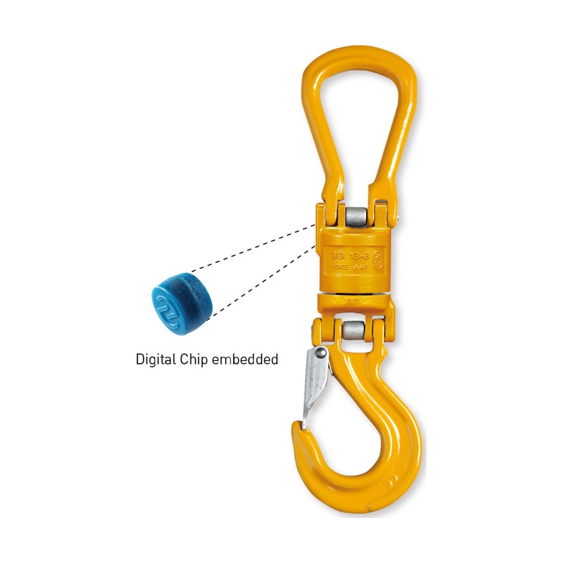 YOKE 8-125 – Cârlig cu vârtej, izolat electric