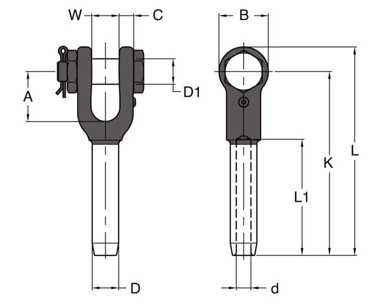 Desen cu cote YOKE 8-730