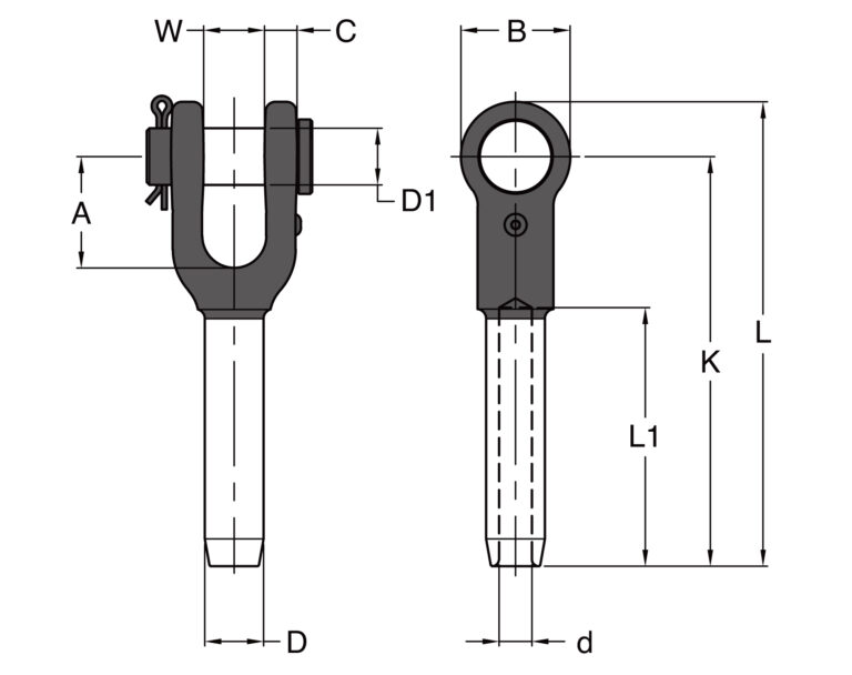 Desen cu cote YOKE 8-731