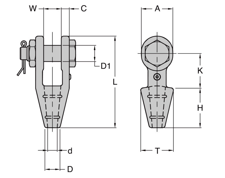 Desen cu cote YOKE 8-733