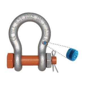 YOKE DA-838 – Cheie de tachelaj cu bolț portocaliu, factor 6:1, certificat DNV