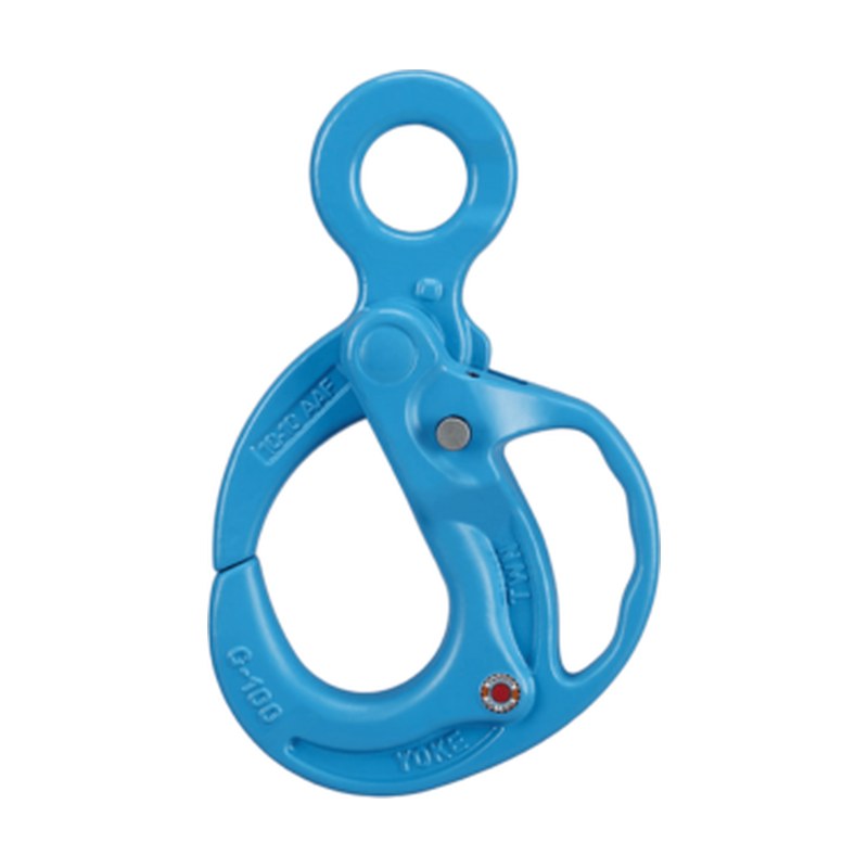 YOKE X-950 – Cârlig cu ochi, cu autoblocare și mâner, grad 100